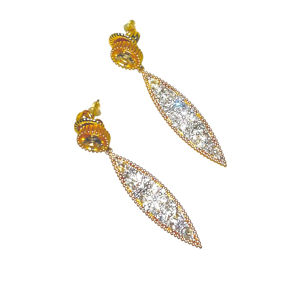 Freida Rothman Petals in Bloom Drop Earrings NEW - Picture 4 of 4